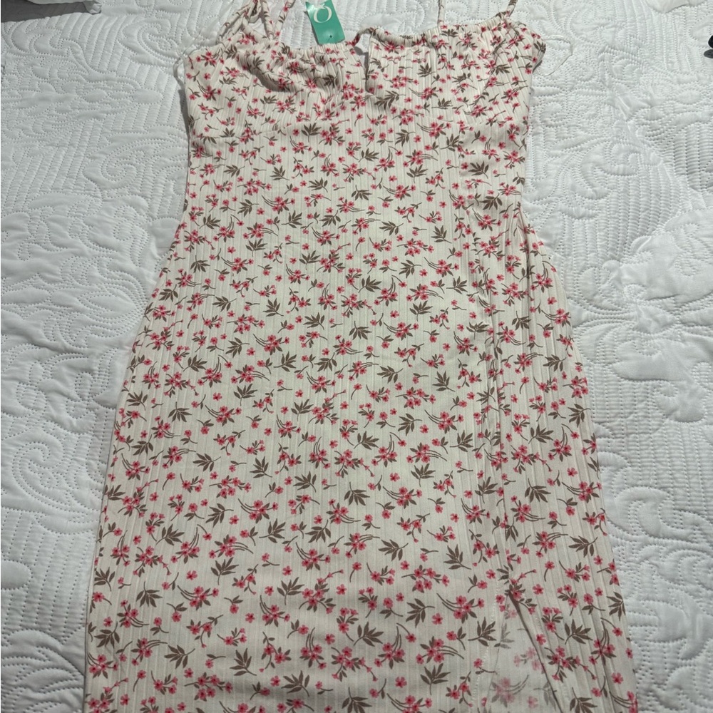 SHEIN Pink Spaghetti Strap Sundress for Casual Days
